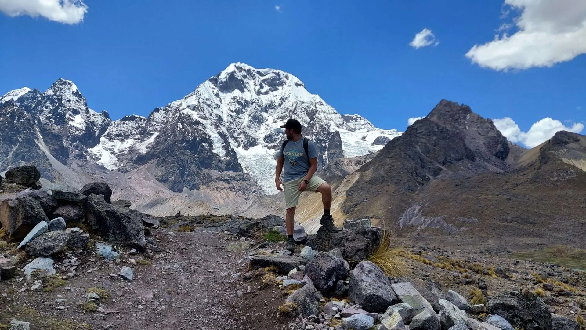 Admiring the Apu Ausangate