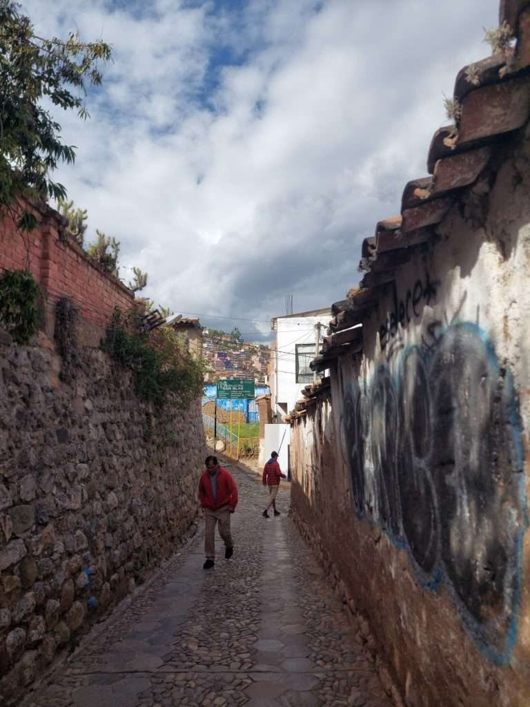 Little street in San Blas