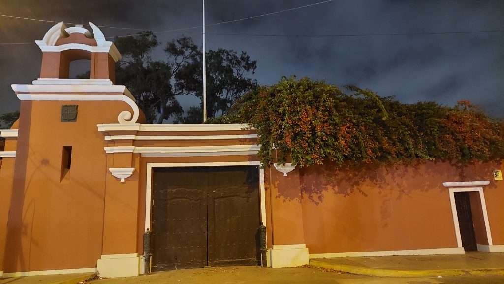Front of Hacienda Obrea