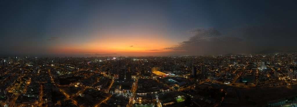 Sunset in Pueblo Libre