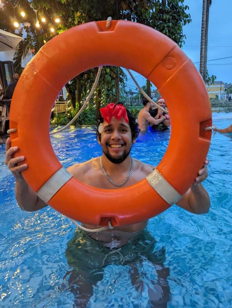 Pool party in Hoi An