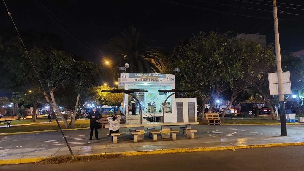 One of many local security patrol centre