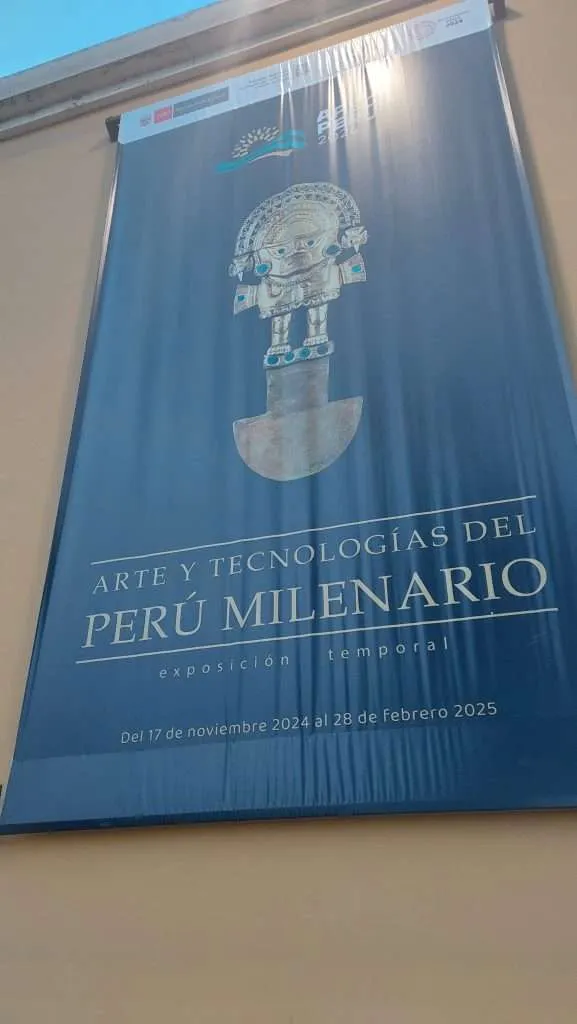 Banner promoting the exhibition of the TUMI